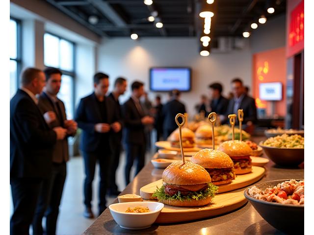 Kanrei Bitesがケータリングした企業イベント、プロフェッショナルな雰囲気