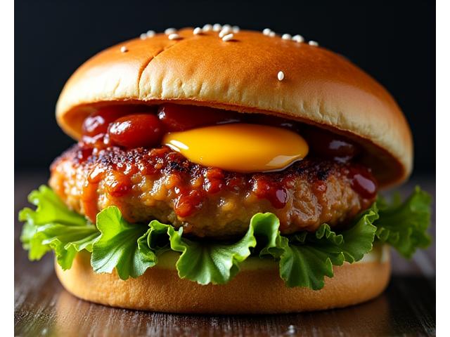 照り焼きチキンバーガー